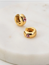 Load image into Gallery viewer, Victoria Huggie Earrings | 2 Colours