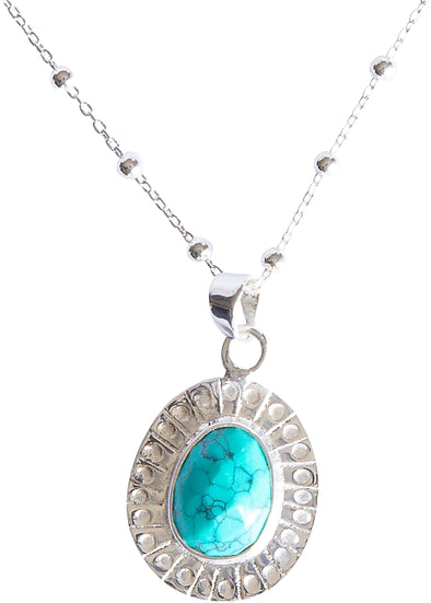 Here Comes The Sun Turquoise Necklace