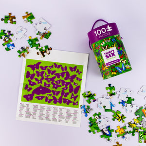 Animal Species Puzzle 100pc | Butterflies