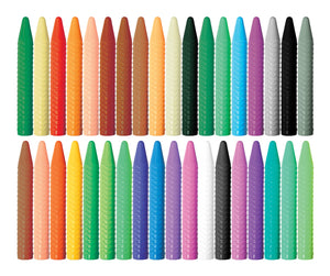 36 Pack Spiral Crayons