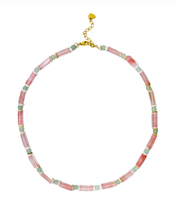 Tube Beaded Necklace