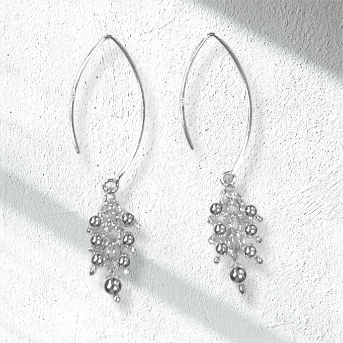 Tiny Silver Ball Drop | Sterling Silver 925