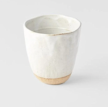 Load image into Gallery viewer, Lopsided Latte Mug | White &amp; Bisque
