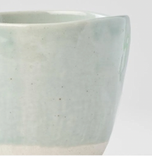 Load image into Gallery viewer, Lopsided Latte Mug | Blue &amp; Bisque
