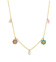 Load image into Gallery viewer, Petite Daisy Necklace | 2 colours
