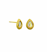Load image into Gallery viewer, Gold Gold Teardrop Earring
