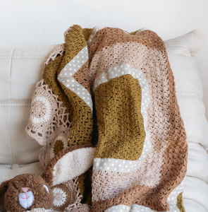 Hand Crochet Baby Blanket | 2 colours