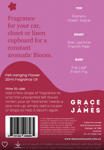 Bloom Felt Air Freshener | Turkish Fig & Pear