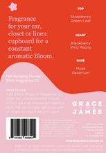 Load image into Gallery viewer, Bloom Felt Air Freshener | Wild Rose &amp; Blackberry
