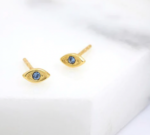 Grace Sapphire Stud Earring | Zafino