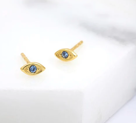 Grace Sapphire Stud Earring | Zafino