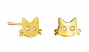 Boo Pussy Cat Studs | 2 colours