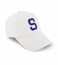 Load image into Gallery viewer, College Letter Cap | White
