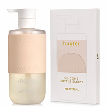 Load image into Gallery viewer, Huxter Silicone Bottle Sleeve WASH | 2 colours
