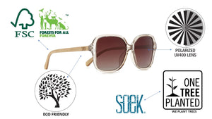 SOEK SUNNIES | LILA GRACE IVORY TORTOISE