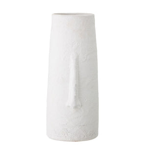 Deco Vase, White, Terracotta