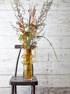 Corna Brown Glass Vase