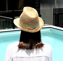 Load image into Gallery viewer, Claudia Mint Fedora Hat
