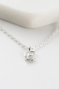 Initial Necklaces | Silver