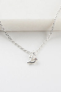 Initial Necklaces | Silver