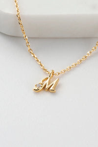 Initial Necklaces | Gold