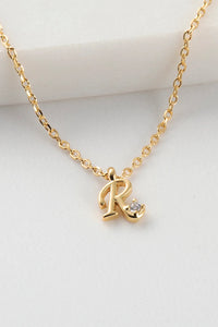 Initial Necklaces | Gold