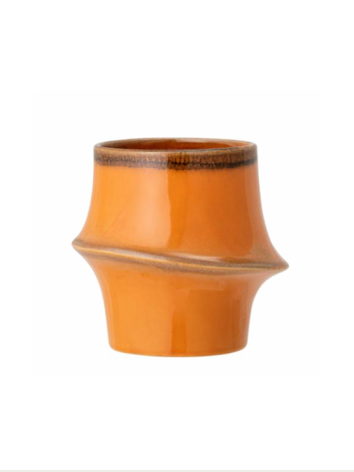 Neya Orange Flowerpot