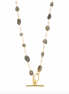 Labradorite Chain Necklace