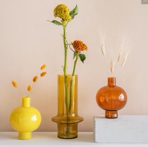 Golden Oak Vase