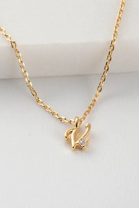 Initial Necklaces | Gold