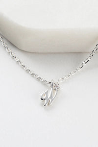 Initial Necklaces | Silver