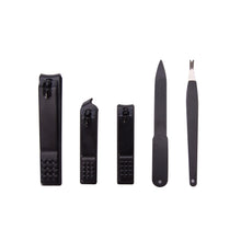 Load image into Gallery viewer, Black 5-piece Manicure Set
