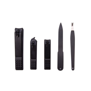 Black 5-piece Manicure Set