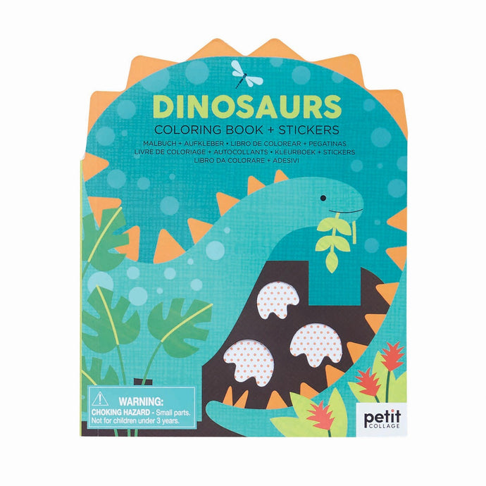 Colouring & Stickers Book: Dinosaurs